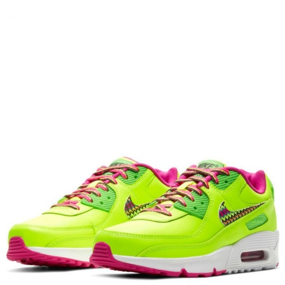 Nike Other - Air max 90 ltr. Volt/fire pink. Kids sneakers.